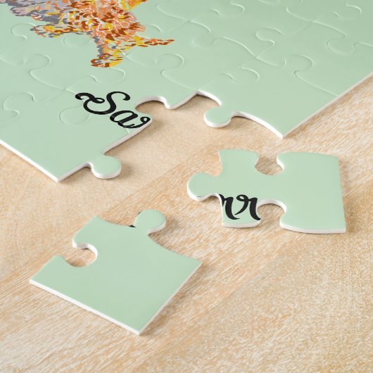 Puzzel: Vrolijk kerstfeest Legpuzzel (Zijkant)