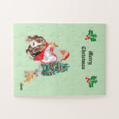 Puzzel: Vrolijk kerstfeest Legpuzzel (Horizontaal)