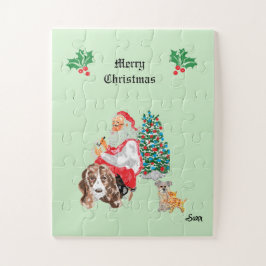 Puzzel: Vrolijk kerstfeest Legpuzzel