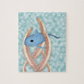 Puzzel - Walvis Zwemmen door gras (Verticaal)