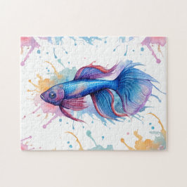 Puzzel - Waterverf serie: Betta Fish