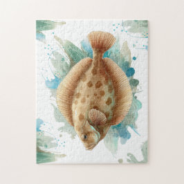 Puzzel - Waterverf Serie: bot/platvis