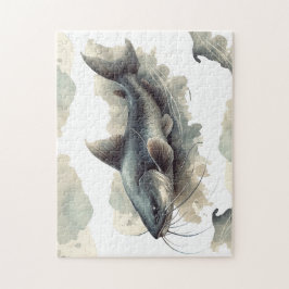 Puzzel - Waterverf Serie: Catfish