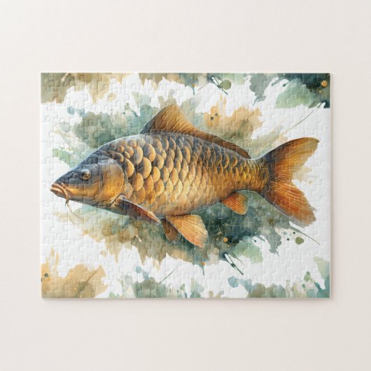 Puzzel - Waterverf Serie: Karper (Horizontaal)