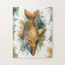 Puzzel - Waterverf Serie: Karper