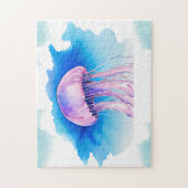 Puzzel - Waterverf Serie: Kwallen (Verticaal)
