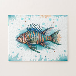 Puzzel - Waterverf Serie: Lionfish