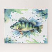 Puzzel - Waterverf Serie: Perch (Horizontaal)