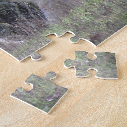 Puzzel - Witte Alpaca (Zijkant)
