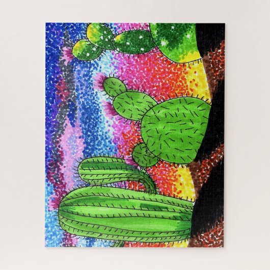 Puzzel - Woestijnzonsondergang Legpuzzel (Verticaal)