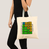 Puzzel WORD GAME DINK Pickleball Tote Bag (Voorkant (product))