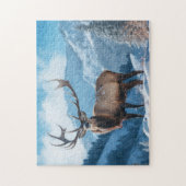 Puzzel Yellowstone Elk Legpuzzel (Verticaal)