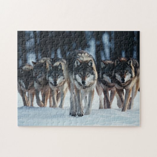 Puzzel Yellowstone Wolven (Horizontaal)