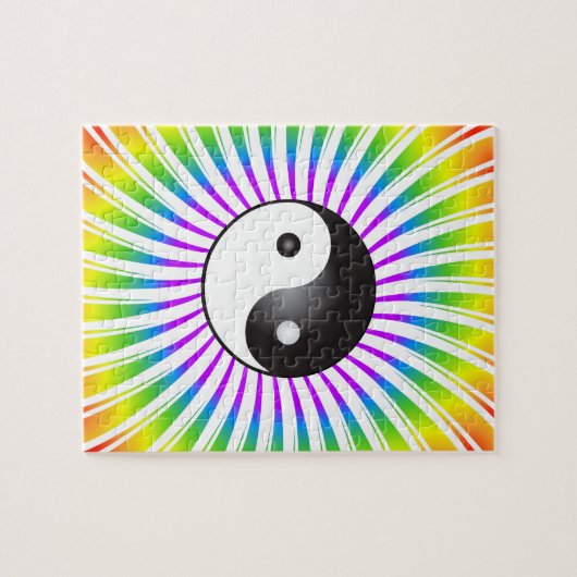 Puzzel: Yin Yang & Spiral Design Legpuzzel (Horizontaal)
