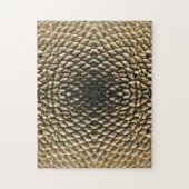 Puzzel - Zonnebloempittenpatroon (Verticaal)