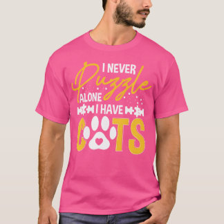 Puzzelaar Puzzelaar Ik Leg Nooit Alleen Een Puzzel T-shirt