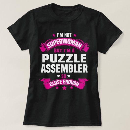 puzzelassembler t-shirt (Design voorkant)