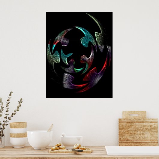 puzzelbal poster (Keuken)