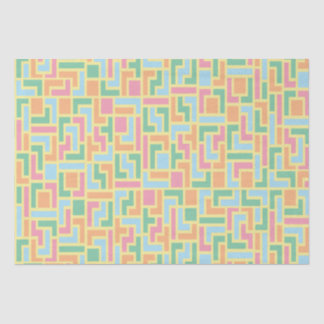 puzzelblokken tissuepapier