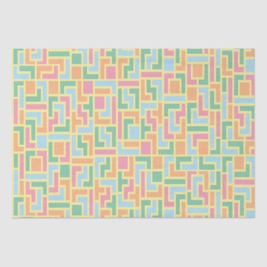 puzzelblokken tissuepapier (Voorkant)