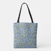 puzzelblokken tote bag (Achterkant)