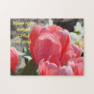 Puzzelcadeaus God zegene je lieve kind van God Tul Legpuzzel
