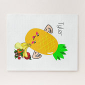 Puzzelen Ananas Legpuzzel (Horizontaal)