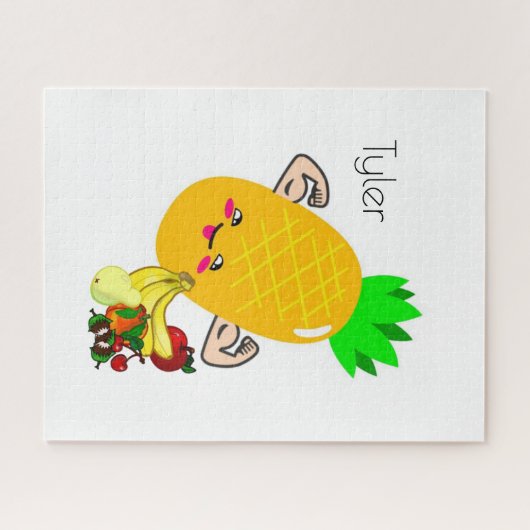 Puzzelen Ananas Legpuzzel (Horizontaal)