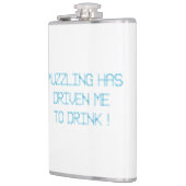 PUZZELEN DRIJFT ME NAAR DE DRINK HEUPFLES (Links)