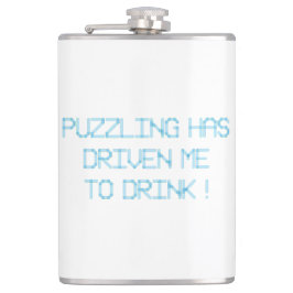 PUZZELEN DRIJFT ME NAAR DE DRINK HEUPFLES