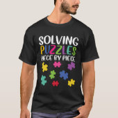 Puzzelen Puzzler Grappig Oplossen Jigsaw Puzzels P T-shirt (Voorkant)