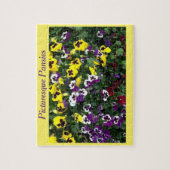 Puzzelen van pansies legpuzzel (Verticaal)