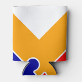 Puzzelletter X Monogram Blikjeskoeler (Voorkant)