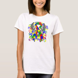 puzzellint met vleugels t-shirt