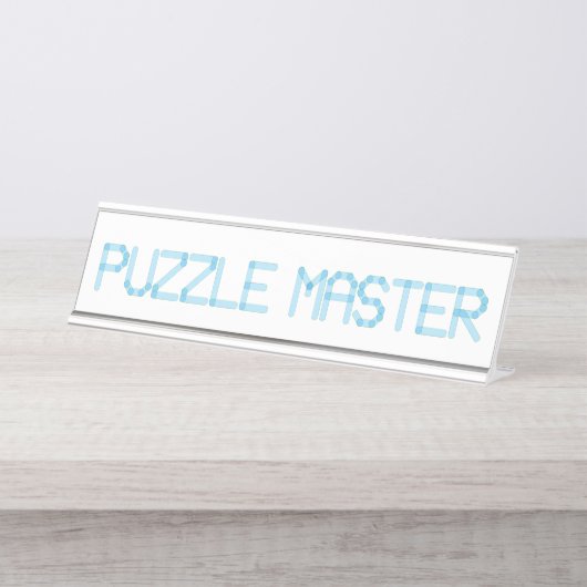 PUZZELMEESTER BUREAU NAAMBORDJE (Voorkant)