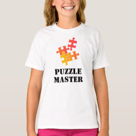 Puzzelmeester Jigsaw Liefhebbers Grappige Quote T-shirt