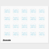 PUZZELMEESTER RONDE STICKER (Vel)