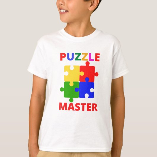 Puzzelmeester T-shirt (Voorkant)