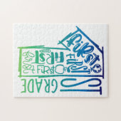 Puzzelontwerp voor 1e klas legpuzzel (Horizontaal)