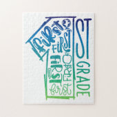 Puzzelontwerp voor 1e klas legpuzzel (Verticaal)