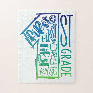 Puzzelontwerp voor 1e klas legpuzzel