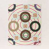 Puzzels Abstracte kleuren Circulair (Verticaal)