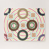 Puzzels Abstracte kleuren Circulair (Horizontaal)