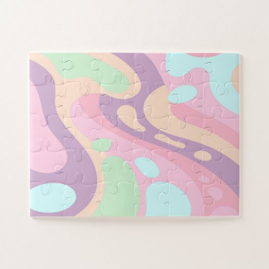 Puzzels Baby shower Pastel (Horizontaal)