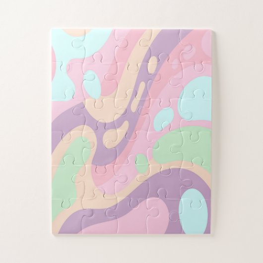 Puzzels Baby shower Pastel (Verticaal)