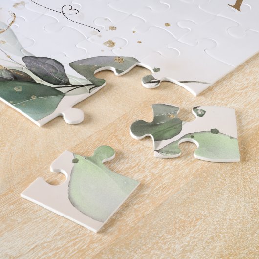 Puzzels Bewaar de datum Kaart (Zijkant)