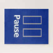 Puzzels Blauw Pauze (Horizontaal)