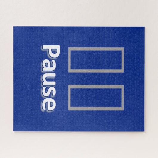 Puzzels Blauw Pauze (Horizontaal)