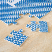 Puzzels Blauwe Vogels Vintage (Zijkant)