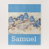 Puzzels Blue Birds  (Verticaal)